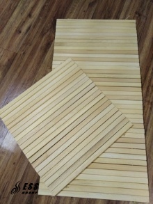 ESS Деревянный коврик для сауны 500х500мм и 1000x500 мм, абаши